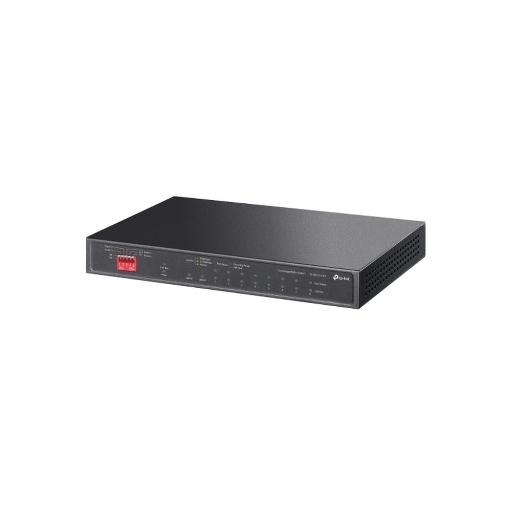 10-Port Gigabit Desktop Switch with 6-Port PoE+ and 2-Port PoE++