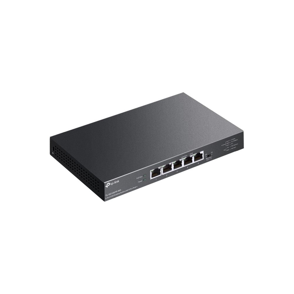 5-Port 2.5G Desktop Switch with 4-Port PoE++ 5-Port 2.5G Desktop Switch with 4-Port PoE++