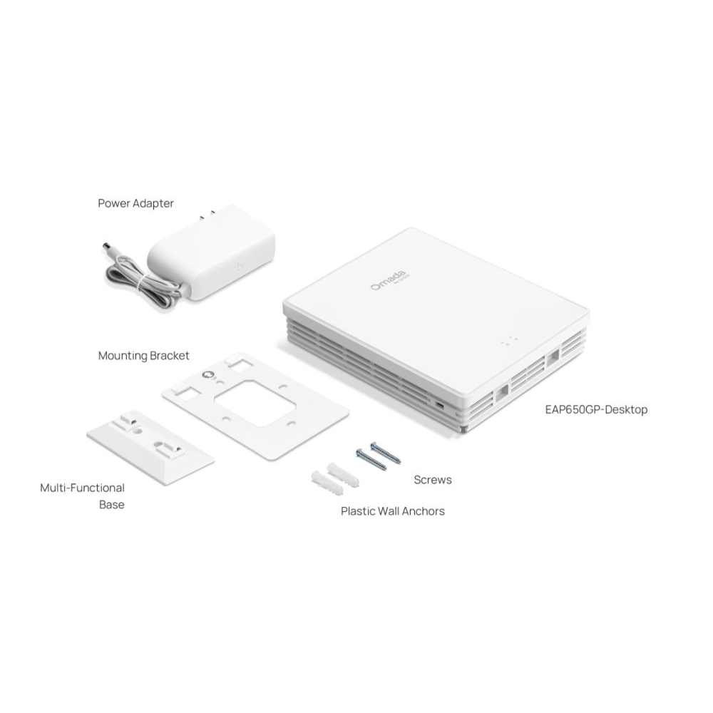 EAP650GP-Desktop - Omada AX3000 Wi-Fi 6 Desktop GP