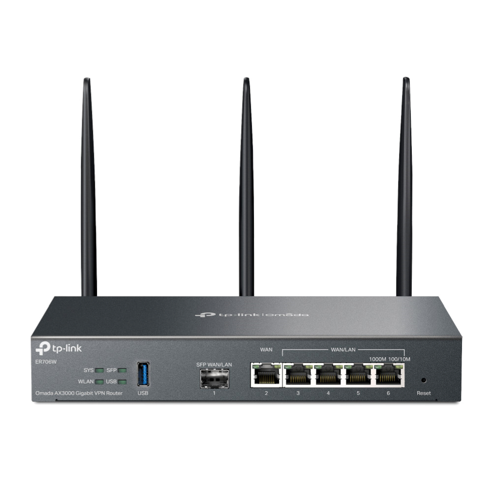 ER706W Omada AX3000 Gigabit VPN Router ER706W Omada AX3000 Gigabit VPN Router