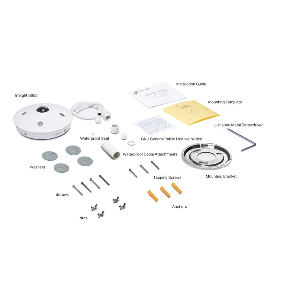 InSight S655I VIGI 5MP IR Fisheye Network Camera