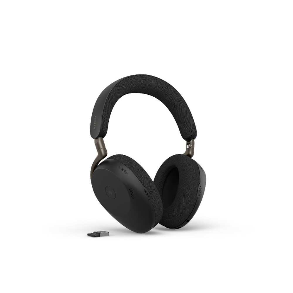 Jabra Evolve3 85 MS, Link390a, Black With wireless charging pad Jabra Evolve3 85 MS, Link390a, Black With wireless charging pad