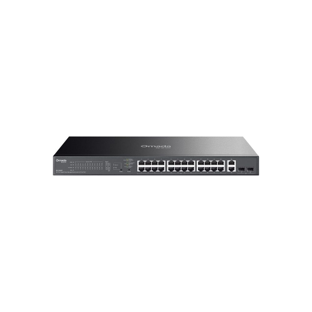 Omada 28-Port Gigabit Easy Managed Switch with  24-Port PoE+
