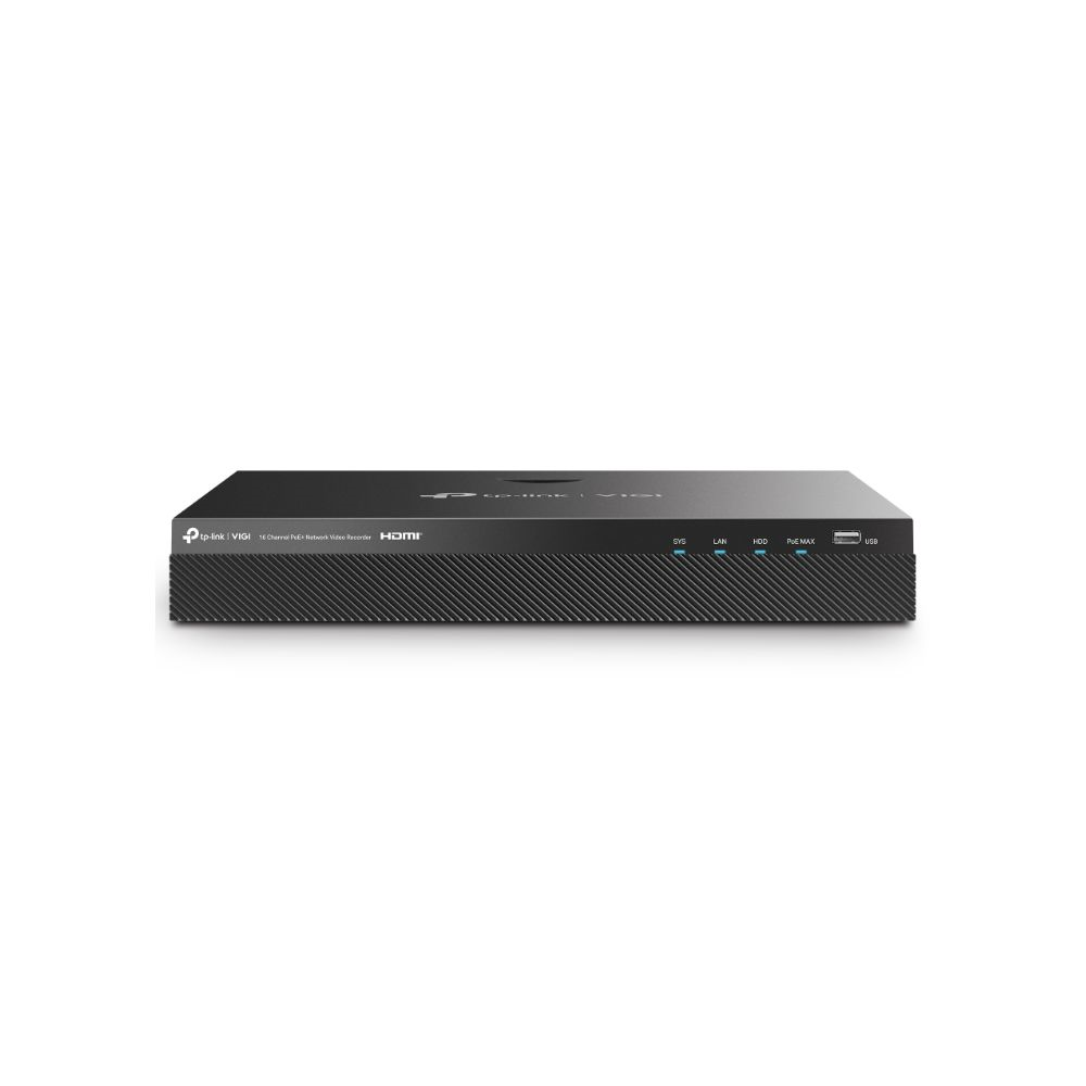 VIGI NVR2016H-16MP-4TB 16-Channel Live View and 4K HDMI Video Output