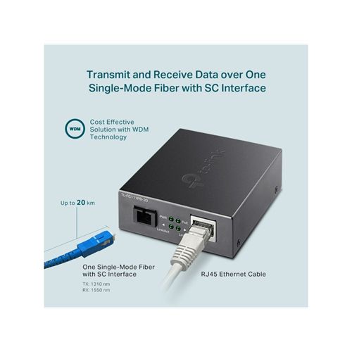 10/100 Mbps RJ45 to 100 Mbps Single-mode SC WDM 10/100 Mbps RJ45 to 100 Mbps Single-mode SC WDM