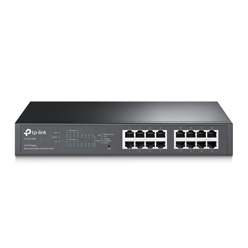 16-Port Gigabit Easy Smart Switch with 8-Port PoE+ 16-Port Gigabit Easy Smart Switch with 8-Port PoE+