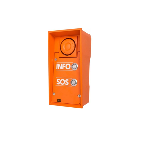 2N IP Safety met 2 buttons en INFO/SOS labels 2N IP Safety met 2 buttons en INFO/SOS labels