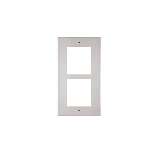 2N® IP Verso - Frame for flush installation 2 modules - nickel