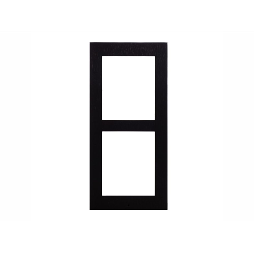 2N Opbouw installatie afdekframe for 2 modules - black 2N Opbouw installatie afdekframe for 2 modules - black