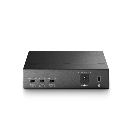5-Port 10/100 Mbps Desktop Switch with 4-Port PoE