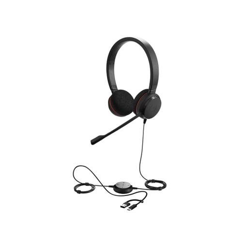 Jabra Evolve 20 SE, USB C/A, MS Stereo Jabra Evolve 20 SE, USB C/A, MS Stereo