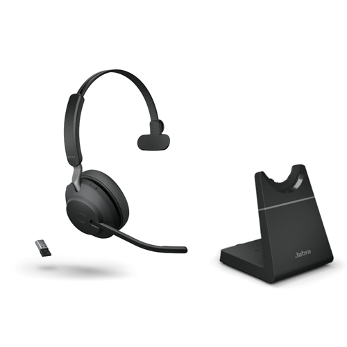 Jabra Evolve2 65 Link380a UC Mono Stand Black Jabra Evolve2 65 Link380a UC Mono Stand Black