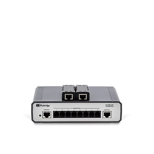 NVT Phybridge PL-08 switch with 2 adaptors EU power cord