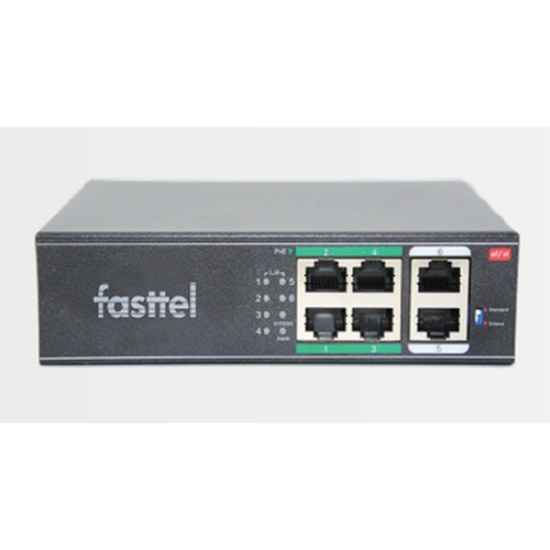 PoE Switch 1xin en 4xPOE uit