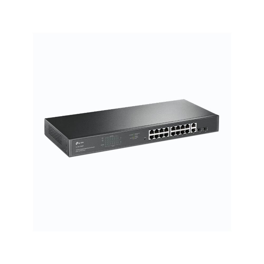 18-Port Gigabit Rackmount  Switch with 16-Port PoE +